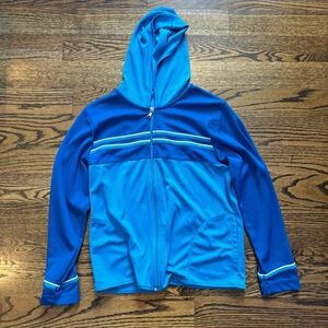 Blue Athletic Zip-up